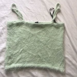 Mint green soft tank top